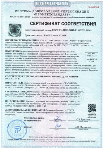 Сертификат 2025